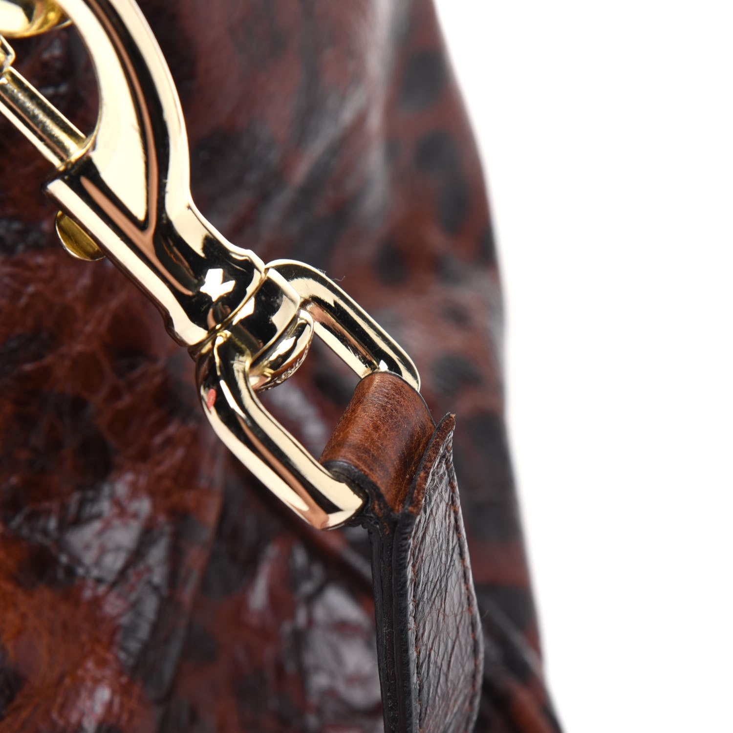 Mulberry Shiny Leopard Oversized Alexa Dark Oak 21 of 24