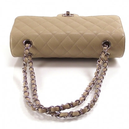 Chanel Caviar Quilted Medium Double Flap Beige 5 of 10