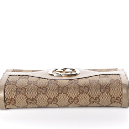 Gucci Monogram Margaux Calfskin Sukey Continental Wallet Beige Ebony Golden Beige 11 of 15
