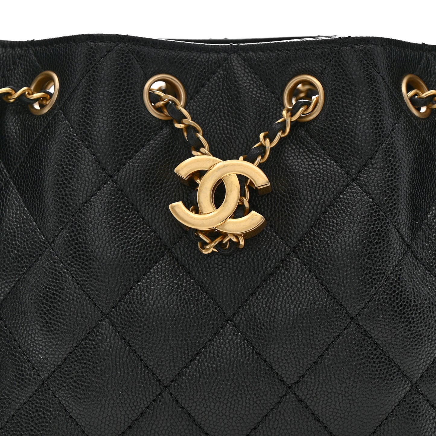Caviar Quilted Mini Chanel 25 Handbag Black