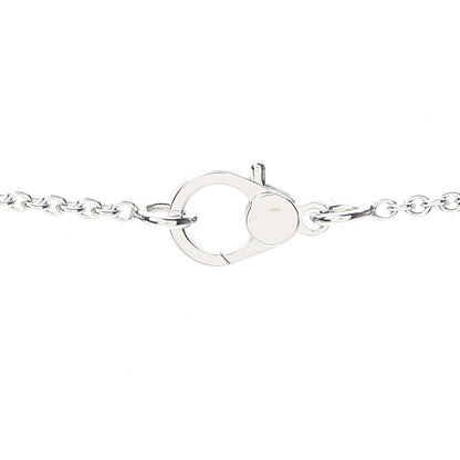 Hermes 18K White Gold Diamond Finesse Pendant Necklace 4 of 6