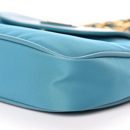 Prada Tessuto Nylon Saffiano Crossbody Bag Turchese 10 of 10