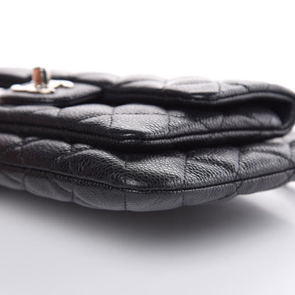 Chanel Caviar Quilted Daily Zip Crossbody Bag Black 9 of 11