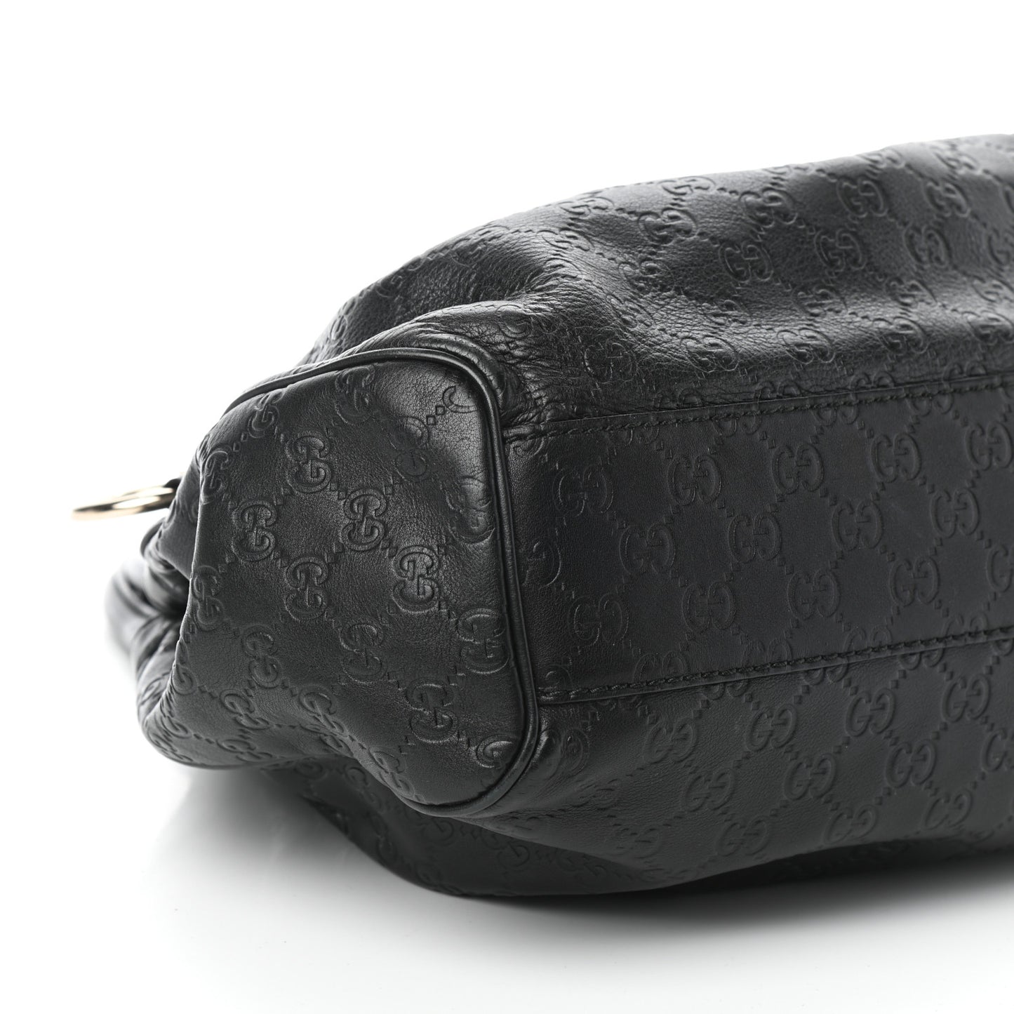 Guccissima Medium Sukey Tote Black
