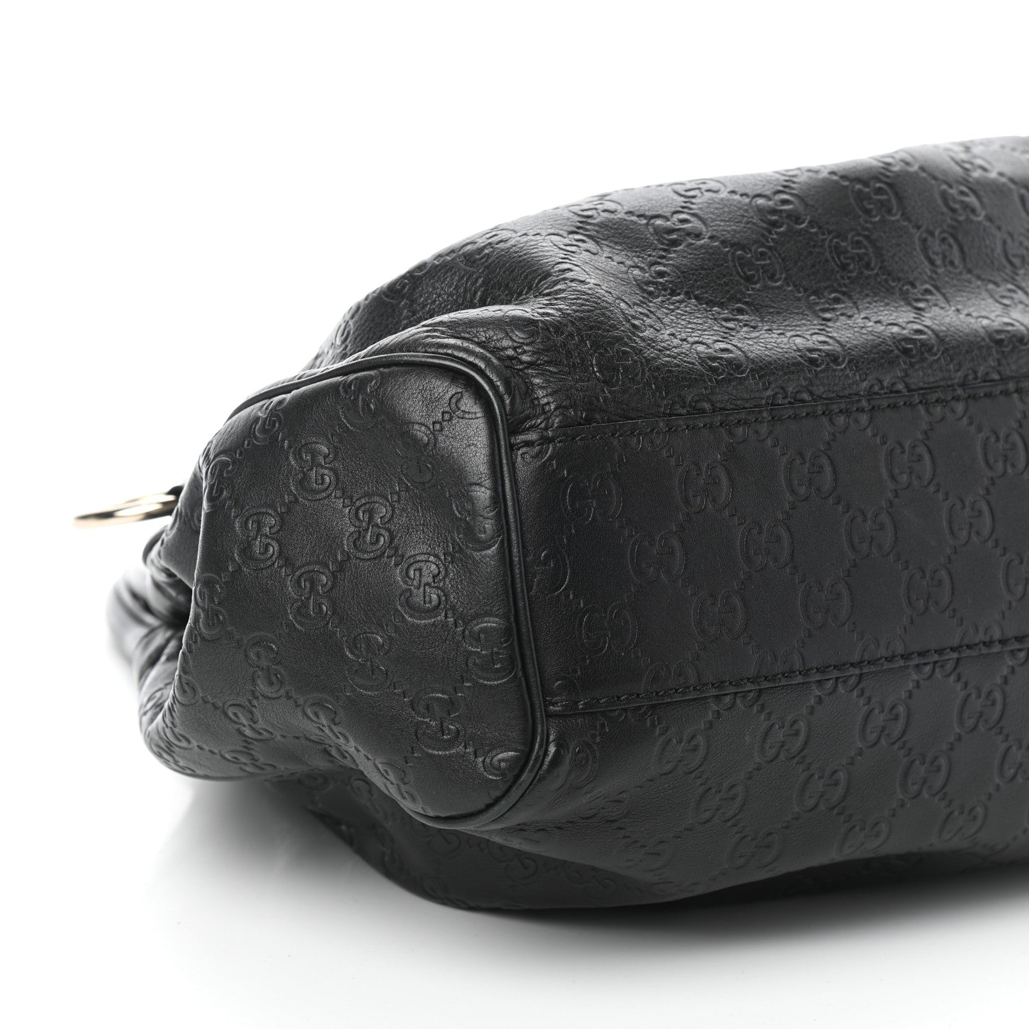 Gucci Guccissima Medium Sukey Tote Black 8 of 9