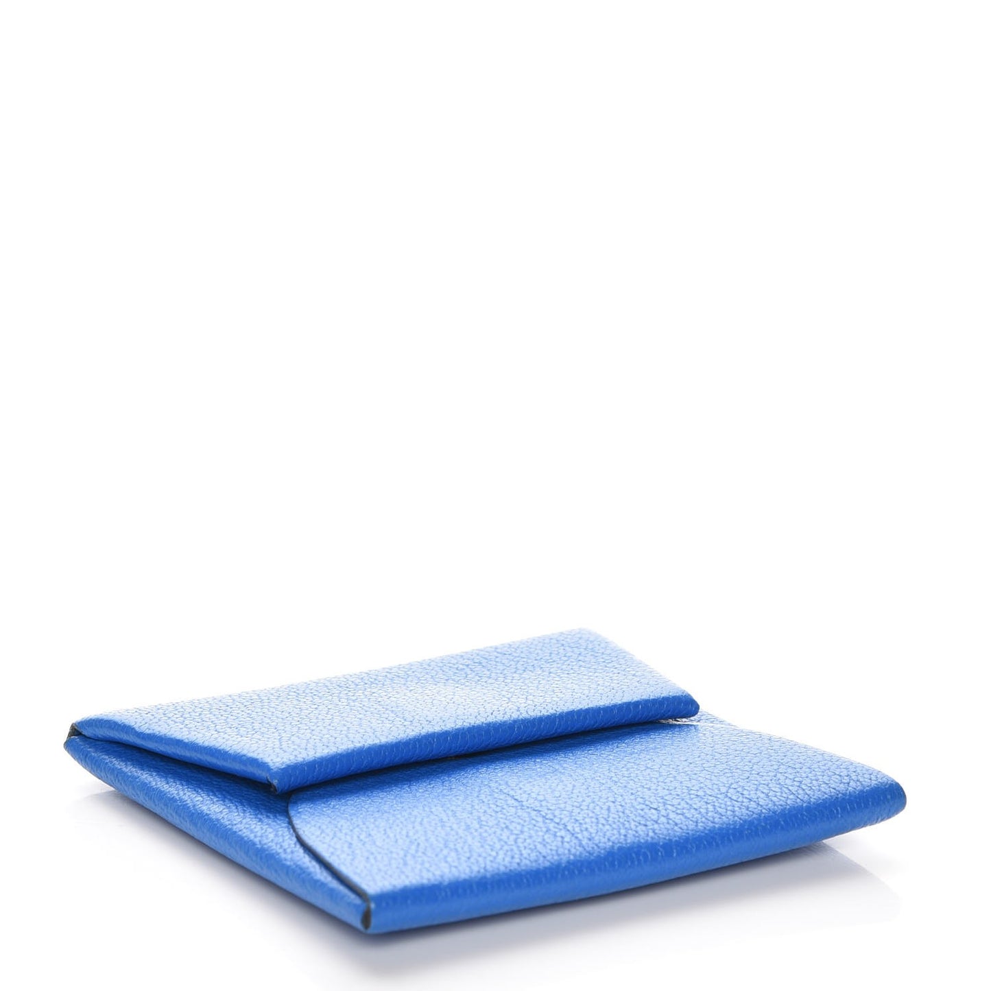 Chevre Mysore Bastia Coin Purse Bleu Hydra