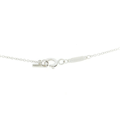 Tiffany Sterling Silver Small T Wave Pendant Necklace 5 of 6