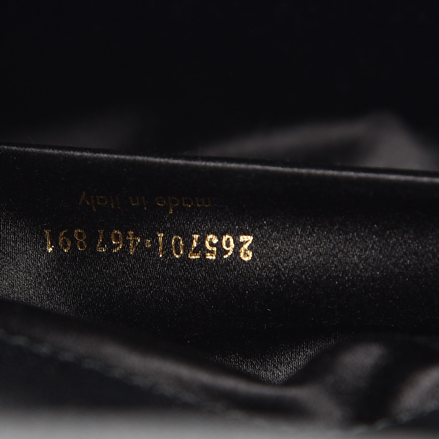 Saint Laurent Textured Calfskin Y Ligne Clutch Black 7 of 7