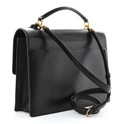 Saint Laurent Smooth Calfskin Large High School Satchel Black 3 of 12
