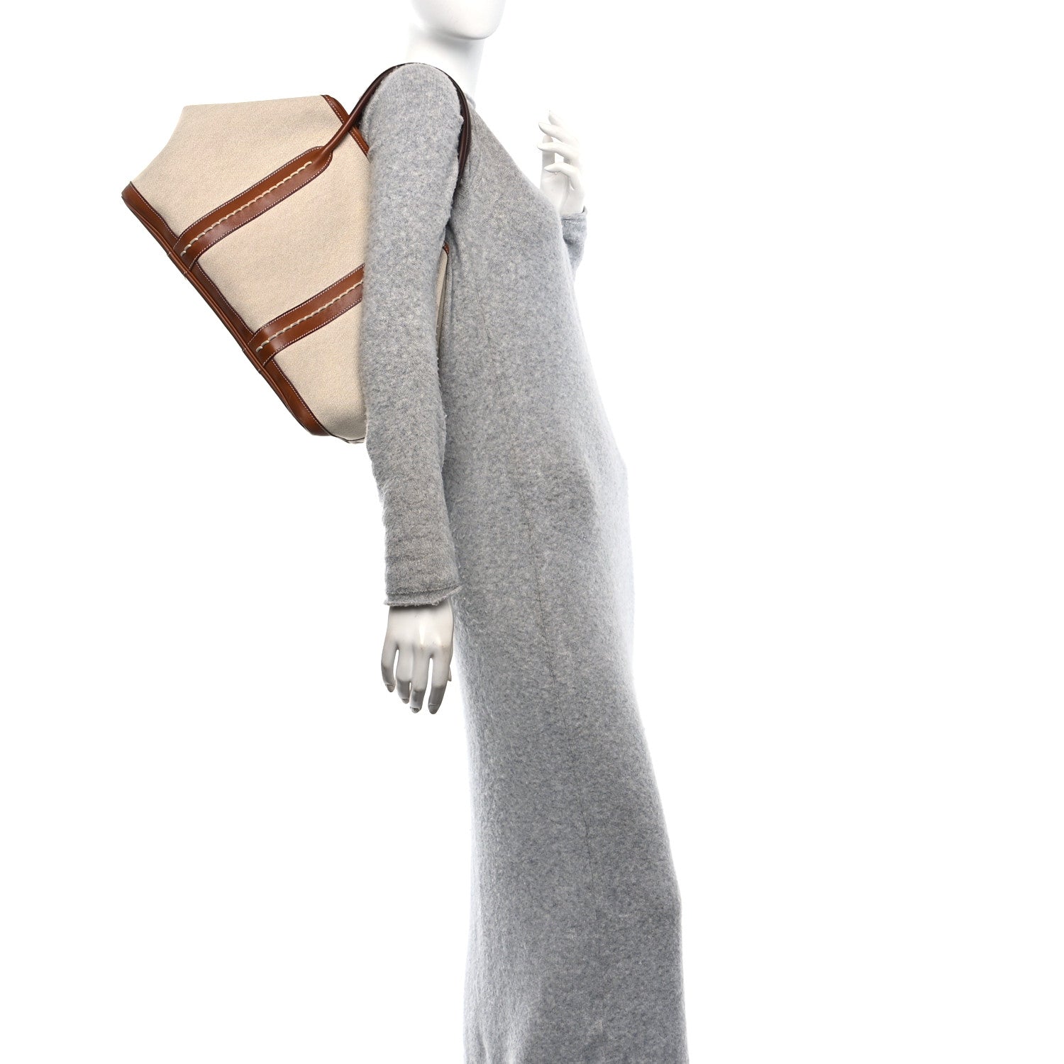 Hermes Barenia Toile Garden Party 36 MM Tote Ecru 2 of 11