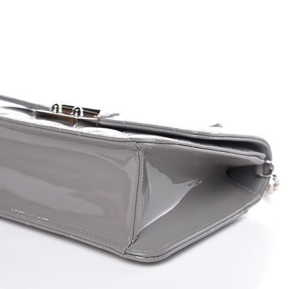 Christian Dior Patent Cannage Miss Dior Promenade Pouch Grey 9 of 9