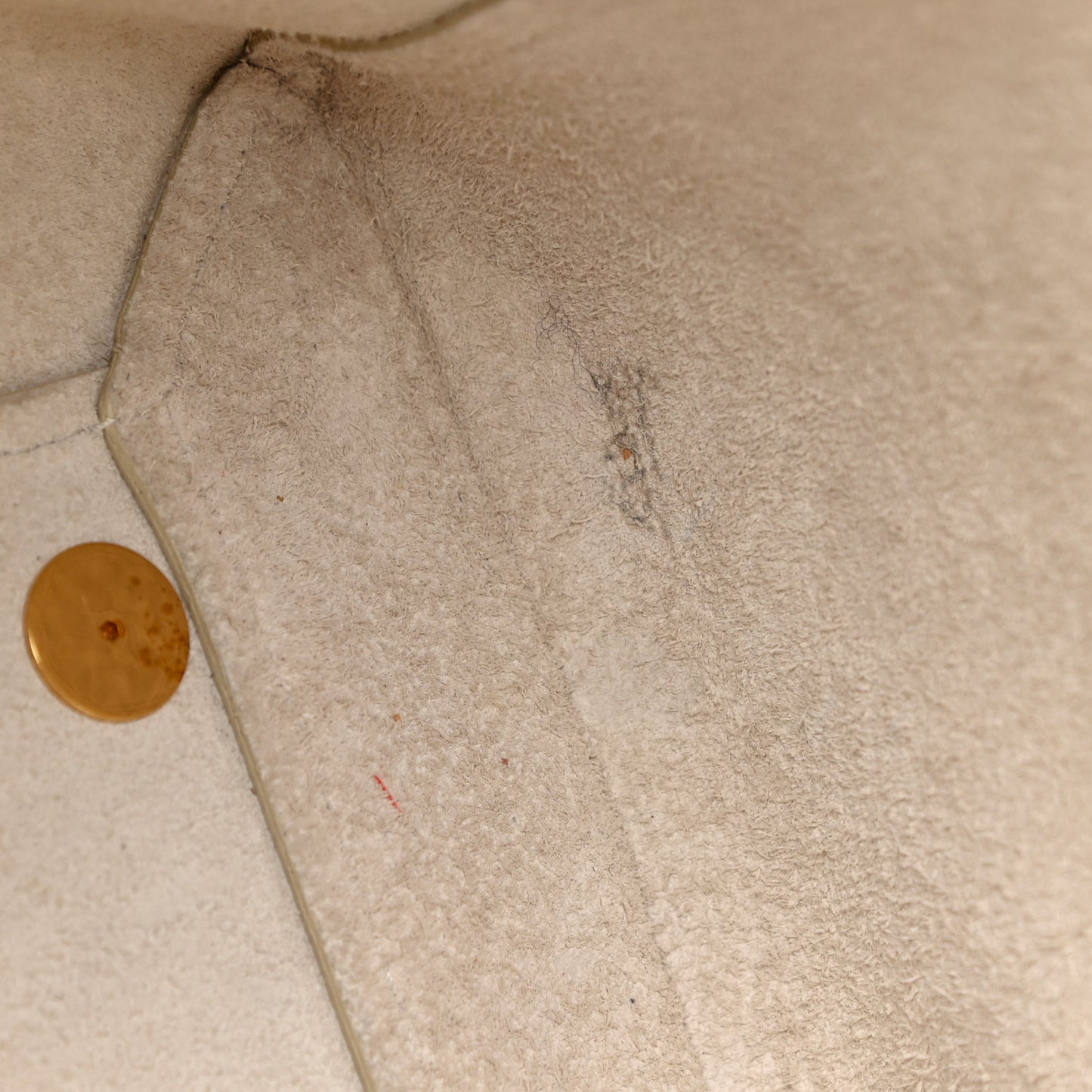 Grained Calfskin Mini Belt Bag White