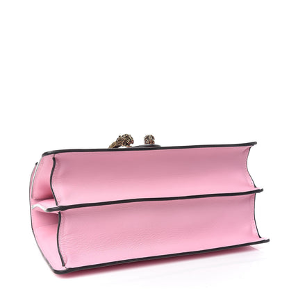 Gucci Moon Calfskin Web Medium Dionysus Bamboo Top Handle Bag Sugar Pink Blue Agata Hibiscus Red 4 of 9