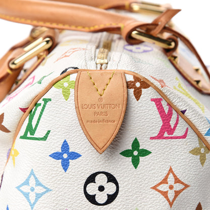 Louis Vuitton Monogram Multicolor Speedy 30 White 8 of 14