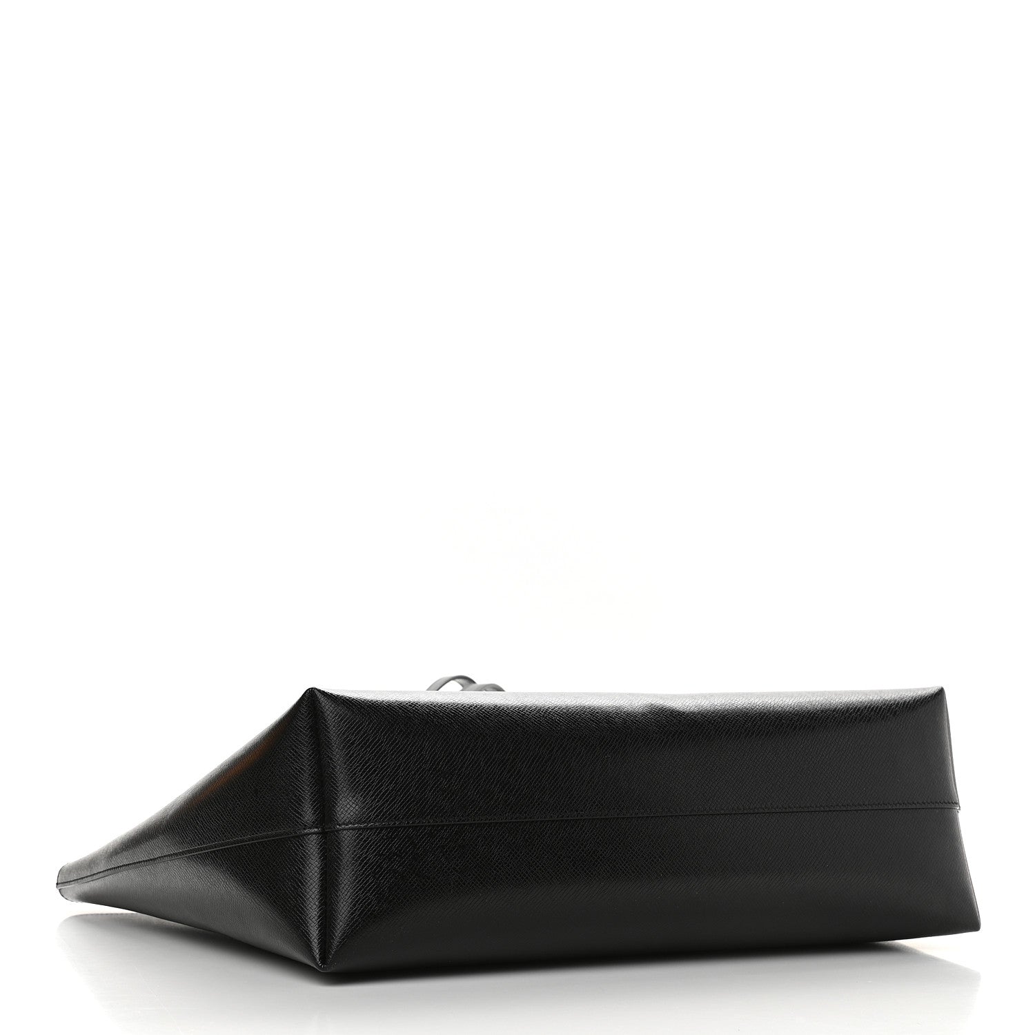 Saint Laurent Grained Calfskin E/W Large Shopping Tote Black 3 of 6