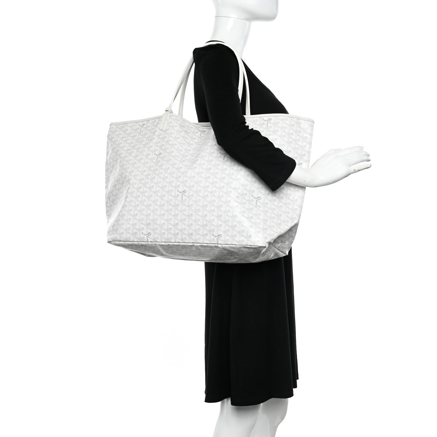 Goyard Goyardine Saint Louis GM White 2 of 12