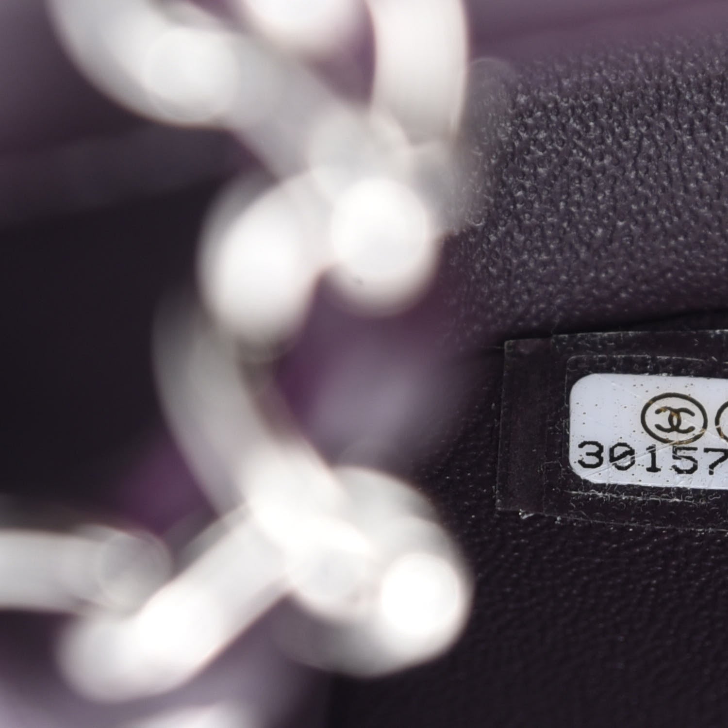Chanel Lambskin Quilted Mini Rectangular Flap Dark Purple 9 of 11