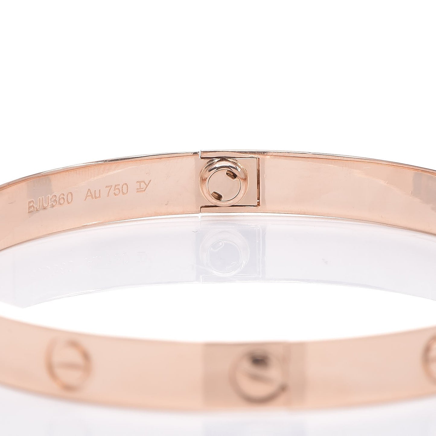 18K Pink Gold LOVE Bracelet 19
