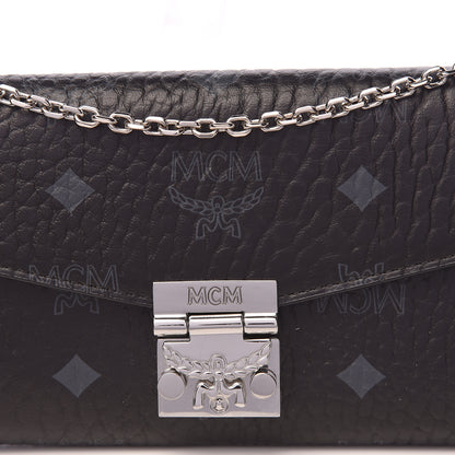 MCM Visetos Large Patricia Wallet On Chain Black 8 of 10
