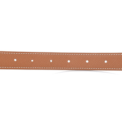 Hermes Epsom Swift 24mm Mors Belt 85 Gold Black 7 of 8