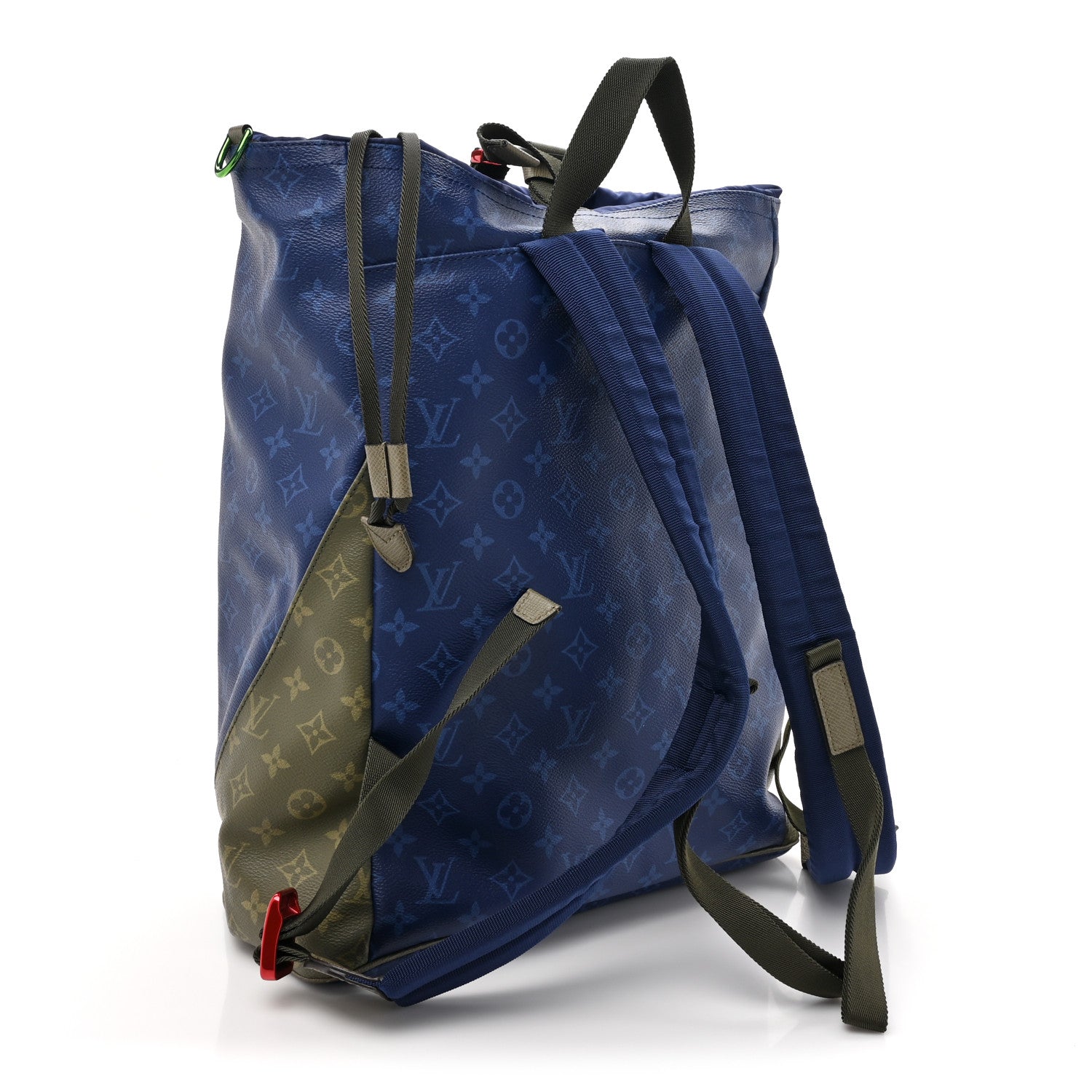 Louis Vuitton Monogram Taiga Outdoor Backpack Pacific Blue 3 of 12