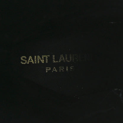 Saint Laurent Vitello Marilyn Auteuil 105 Knee High Zip Boots 38.5 Black 9 of 10