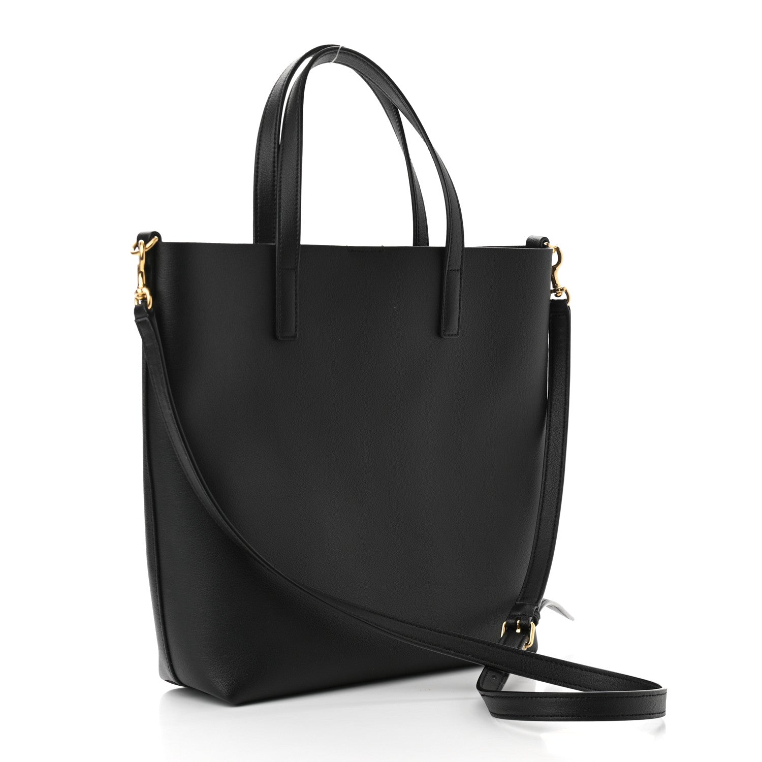Saint Laurent Calfskin Toy Shopping Tote Black 3 of 10