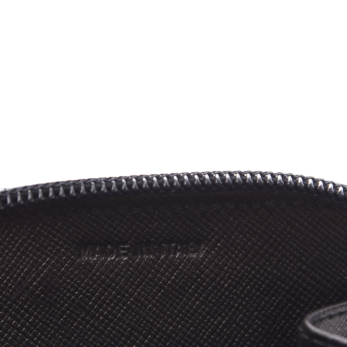 Saffiano Coin Purse Black