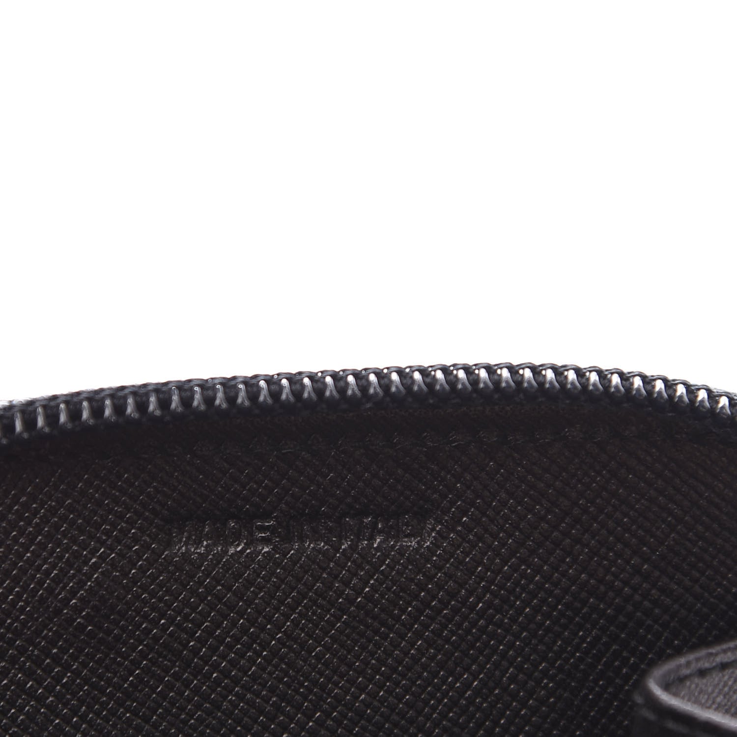 Prada Saffiano Coin Purse Black 6 of 8
