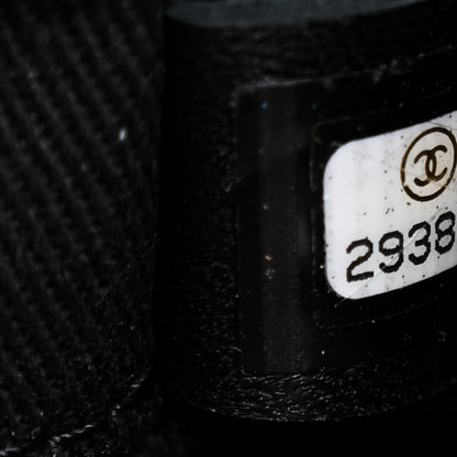 Chanel Mixed Fibers Calfskin Striped Medium Deauville Black 7 of 10