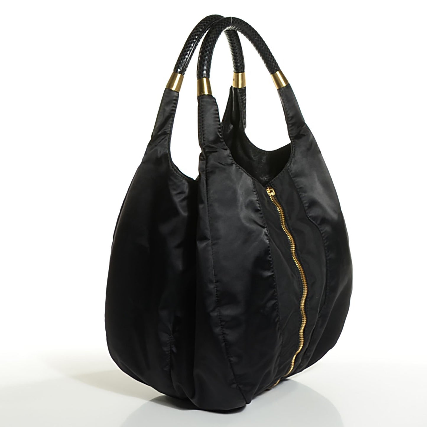 Nylon Mandah Tote Black