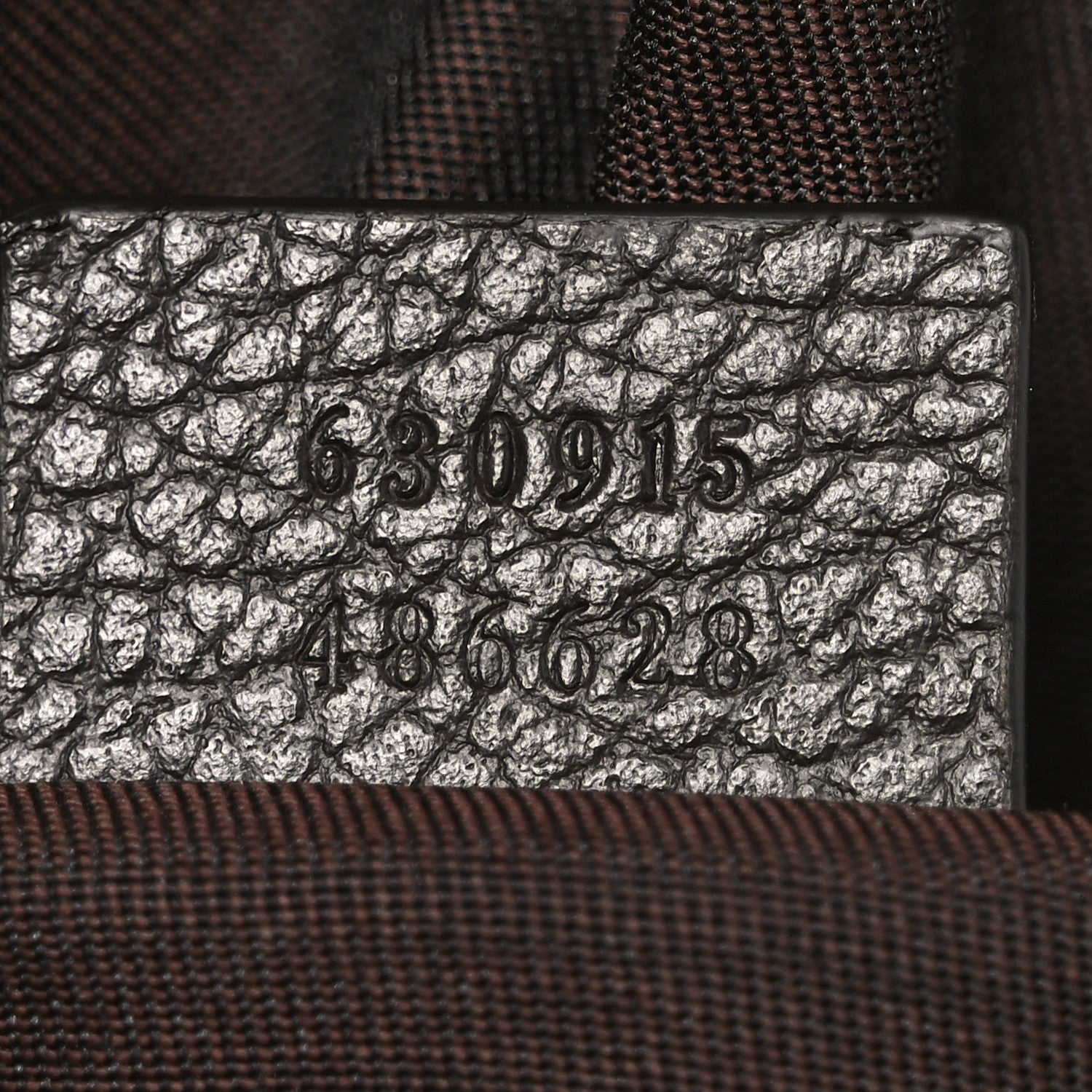 Gucci Monogram Dollar Calfskin Waist Pouch Beige Ebony Testa di Moro Marrone Scuro 7 of 10