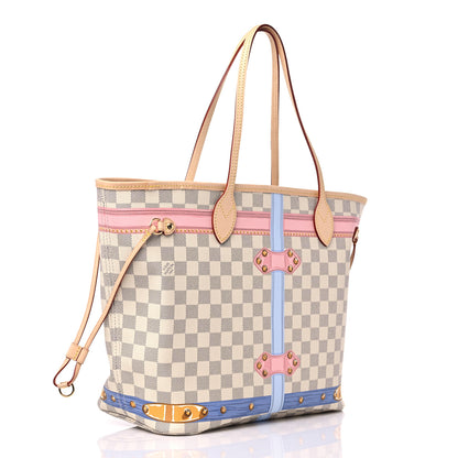 Louis Vuitton Damier Azur Summer Trunks Neo Neverfull MM 4 of 11