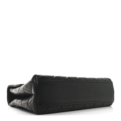 Chanel Lambskin Quilted Medium Kelly Flap Bag Black 4 of 10