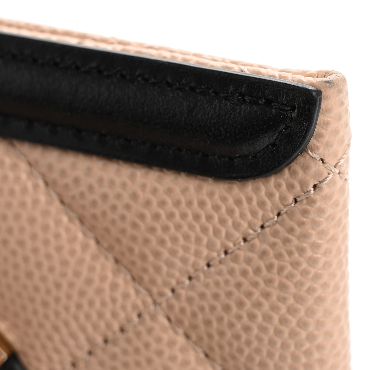 Chanel Caviar Quilted Filigree Card Holder Beige Black 10 of 13