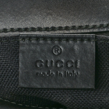 Gucci GG Supreme Monogram Web Shoulder Bag Black Grey 6 of 10