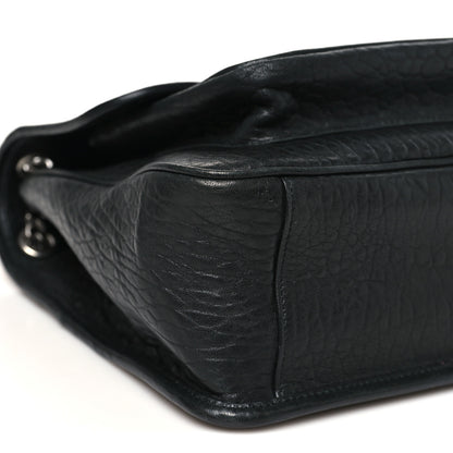 Saint Laurent Grained Lambskin Monogram Large Niki Chain Satchel Black 8 of 9