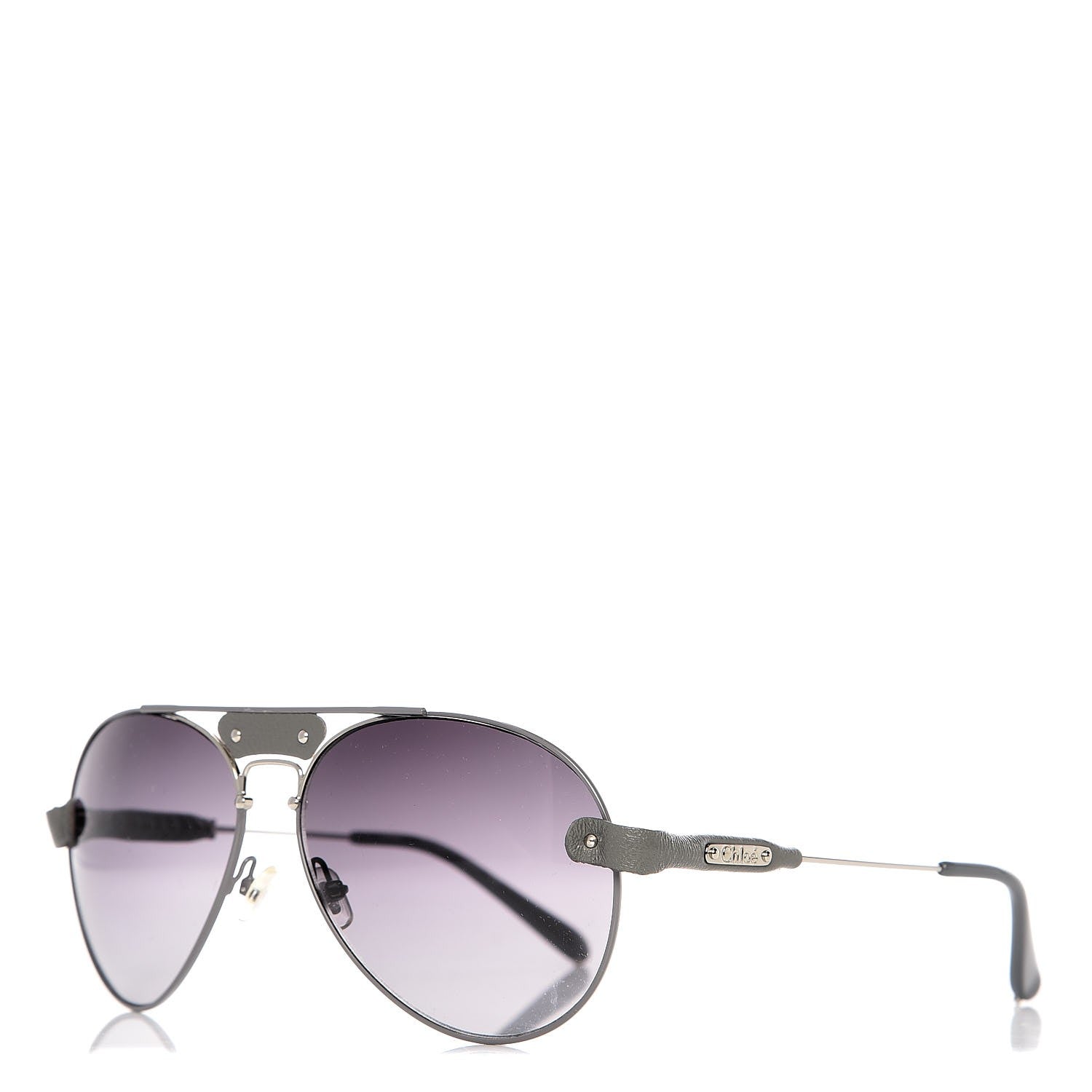 Chloe Tamaris Aviator Sunglasses CL 2104 Grey Silver 1 of 7