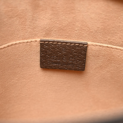 Gucci GG Supreme Monogram Web Ophidia Pouch Brown 6 of 7