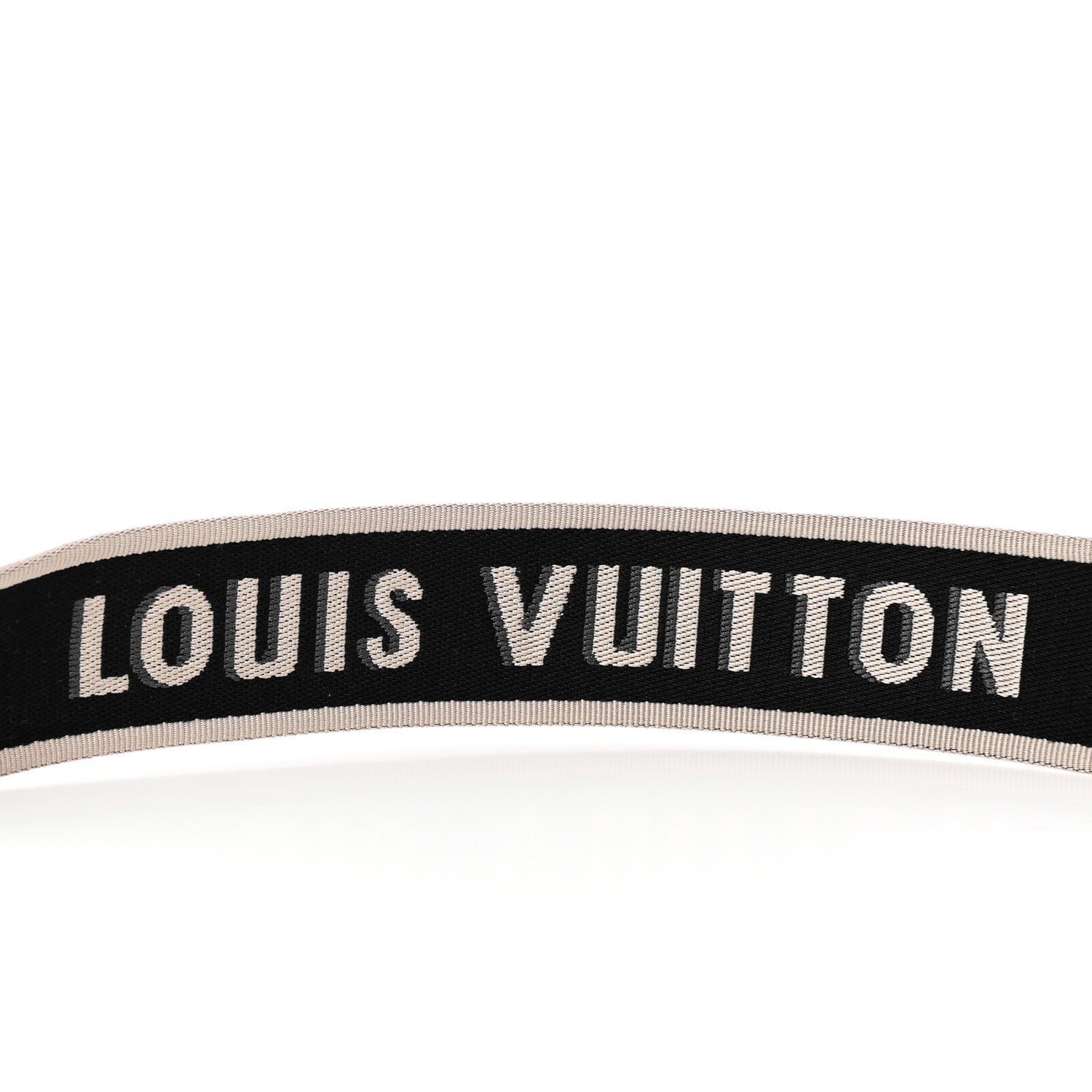 Louis Vuitton Jacquard Diane Shoulder Strap Black Ivory 3 of 3