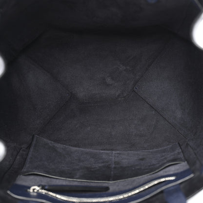 Celine Soft Grained Calfskin Small Belt Cabas Phantom Navy 4 of 10