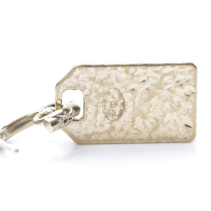 Chanel CC Tag Drop Earrings Gold 4 of 5