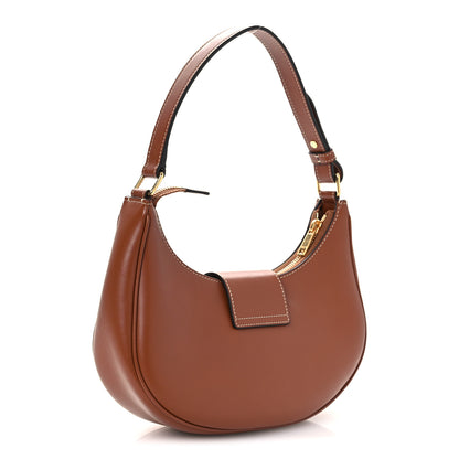 Celine Smooth Calfskin Medium Strap Ava Triomphe Shoulder Bag Tan 3 of 12