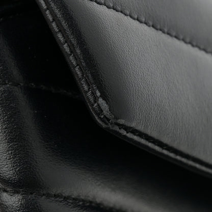 Saint Laurent Calfskin Y Quilted Monogram Medium Loulou Chain Satchel Black 15 of 15