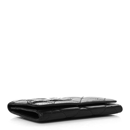 Chanel Calfskin Quilted Cambon Business Card Holder Black 4 of 9