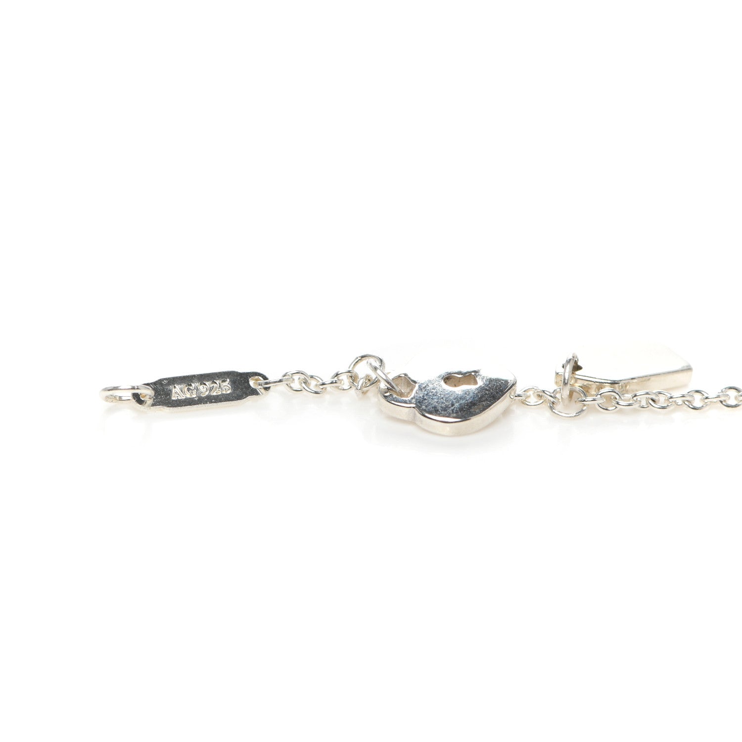 Tiffany Sterling Silver Enamel Love Notes Charm Bracelet Blue 5 of 5