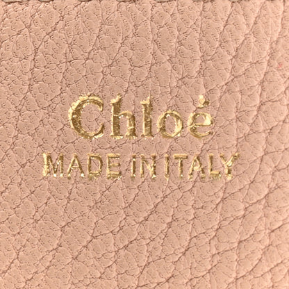 Chloe Grained Lambskin Mini Drew Shoulder Bag Cement Pink 6 of 13
