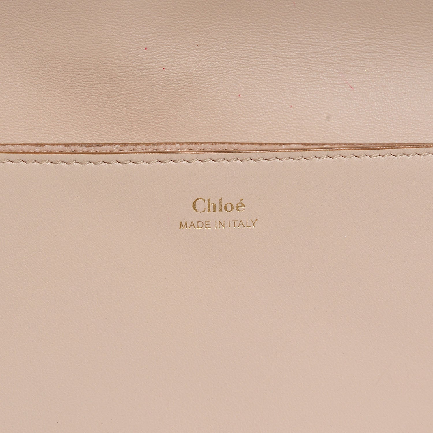 Chloe Lambskin Catrin Clutch Beige 8 of 9