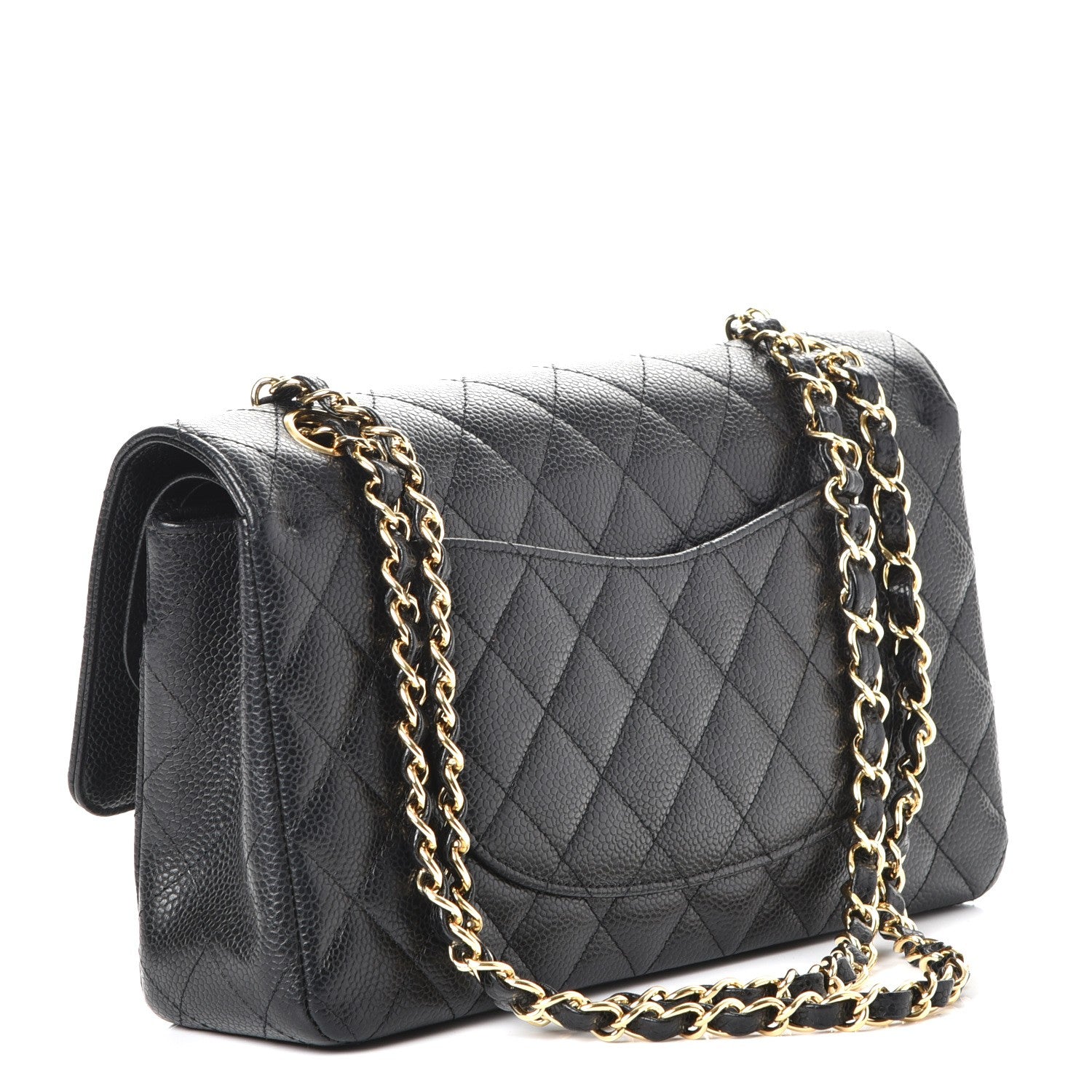 Chanel Caviar Quilted Medium Double Flap Black 4 of 9