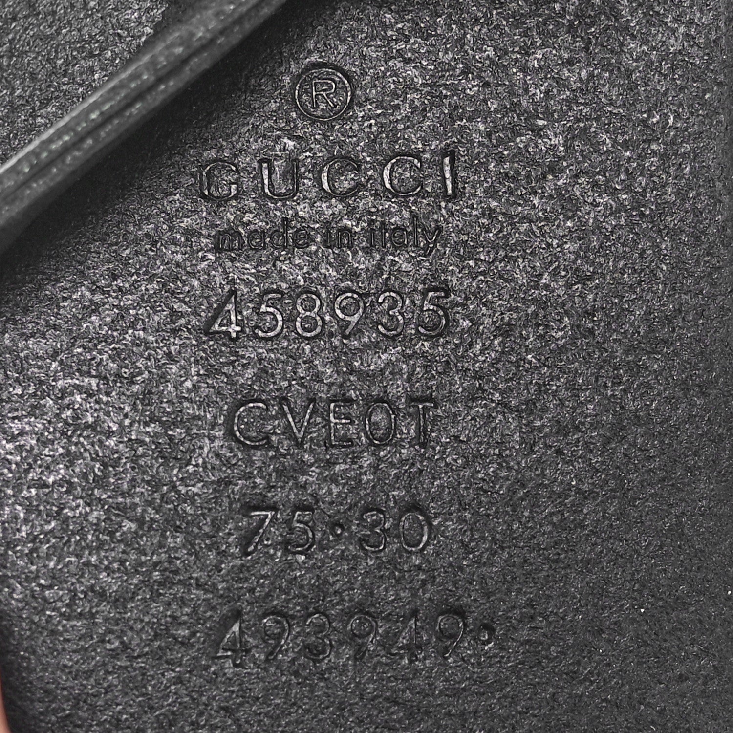 Gucci Calfskin Snake Belt 75 30 Black 3 of 4